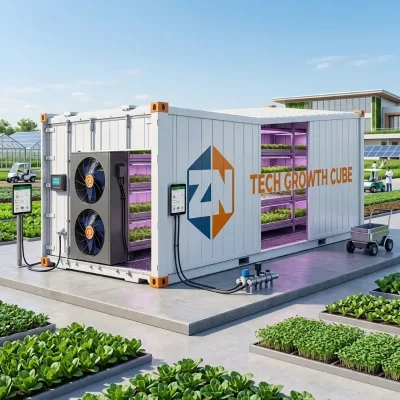 Large Fully Auto Fodder Grass Container Farm Energy Saving Hydroponic Sprout Production Equipment for Cattle Sheep Farm