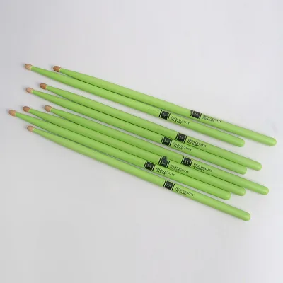 Wholesale 5A Jazz Drum Accessories Anti-slip Drumsticks Painted Finish Practice Performance Drumsticks