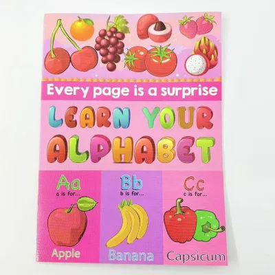 Custom Eco-friendly Full Color Kids Print Books on Demand Baby English Round Corner Paper Board Book Printing Children Education