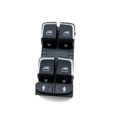 Power Window Switch 4G0959851B 4G0959851D for Audi A6 C7 A7 Left Front Driver's Side Window Lift Master Switch