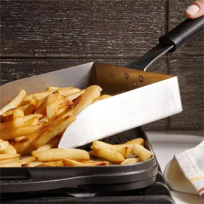 Griddle Tool Griddle Spatula Scraper Big Griddle Spatula for Chips Meat Vegetable