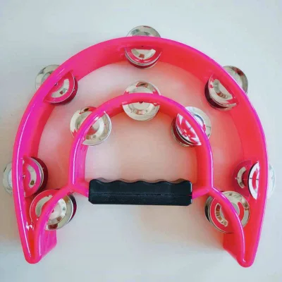 Special KTV Double Row Plastic Hand Drum Double Layer Flower Drum Ring Musical Instrument