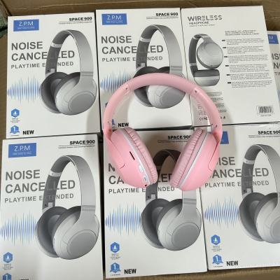 Head Mounted Wireless  Headset Ear Folding Sports Subwoofer Long Battery Life Computer Headset Headset Headphones