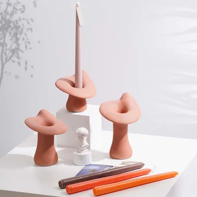 Ceramic Candlestick Decoration Nordic Romantic Dinner Candlestick Holder Home Decoration
