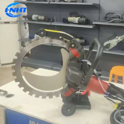 Huiteng New Type High Efficiency Concrete Cutting Machine 410mm Blade 5000W 220V 30cm Cutting Depth 1800rpm Rotary Speed 1 Year