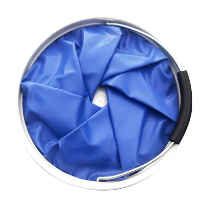 SEQ LOGO Customized 9L 600D Oxford Cloth + Waterproof Coating Folding Bucket Fish Bucket
