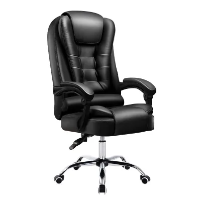 Luxury Boss Leather Ergonomic Massage Revolving Recliner Swivel Office Chair