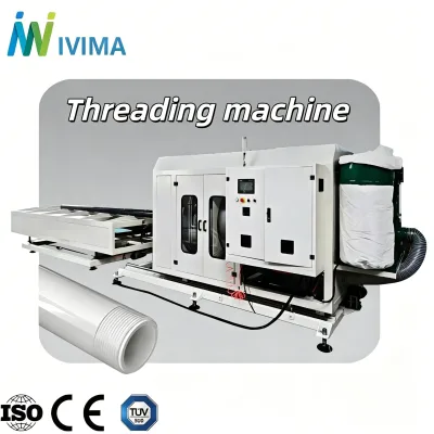 Digital Display Plastic Pipe Threading Machine with Intelligent Control