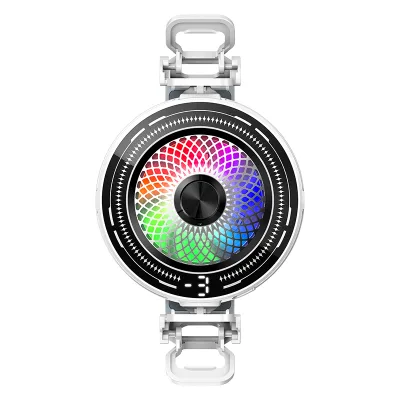 K2 Gaming Mobile Cooling Fan Colorful Led Light Semiconductor Mobile Phone Cooler Magnetic and Rotatable Clip for PUBG