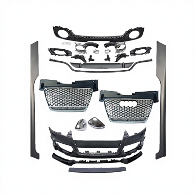 For AD TTS Body Kit Fit for 2008 to 2014 Year Front Bumper Rear Bumper Grille Side Skirts TTRS Body Parts