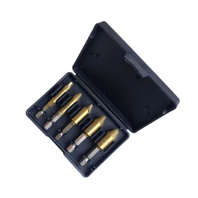 5pcs Hss Speed Out Damaged Screw Extractor Drill Bits Tool Bolt Extractor Set Damaged Bolt Screw Extractor