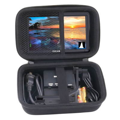 Hard Monitor Video Carrying Case with DSLR Camera Storage Case