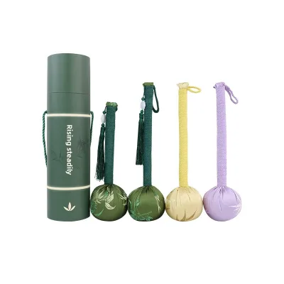Mid-Autumn Festival Gift Ever-Rising Mugwort Health-Care Hammer Musical Function for Back Use-Bamboo Leaf Satin 26-33cm