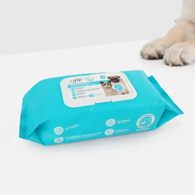 AFP Hot Sale Pet Grooming Products Coconut Vanilla Scent Pet Wipes Durable Non-woven Pet-safe Cleaning Wipes for Dogs and Cats