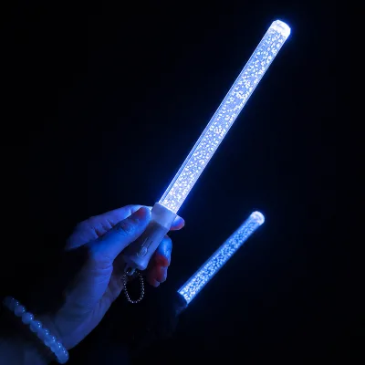 Wholesale Custom Logo Christmas Halloween Flashing Light up Wand LED Premium Party Glow Stick Lights for Bars Clubs Events
