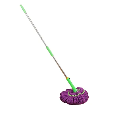 Long Handle Twist Spin Floor Mop Rotatable Microfiber Dry Wet Mop Telescopic Self-twisting Water Mop
