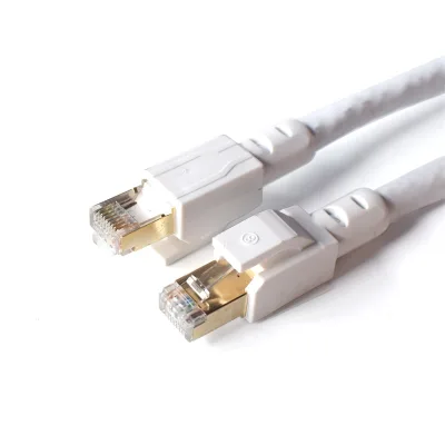 OEM Customized FTP/STP/SFTP CAT5e Ethernet Patch Cord 8-Conductor Multiple Lengths (10ft/25ft/10m/20m) 24-28AWG RJ45 Plug