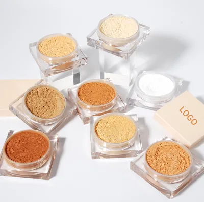 Long Lasting Waterproof Translucent Face Loose Powder with logo Professional Private Label Oil Control Setting Mineral Powder