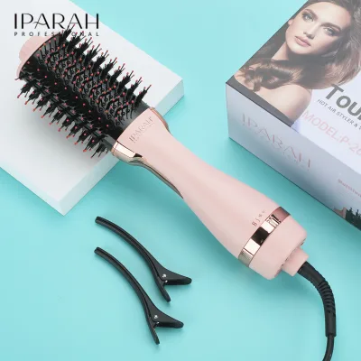IPARAH P-263 Women's Professional Foldable One-Step Hair Dryer & Styler Hot Air Comb Brush Multi Styler