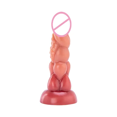Long Big Dildo With Sucker Penis Sex Toy Alien Graininess Dildo Soft Sucker Silicone for Women
