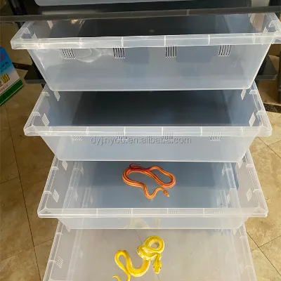 Breeding Rack With clear Tub for Reptiles, Snake Gecko Lizard 10-layer Spliced Aluminum Vision Rack With Breeding Box