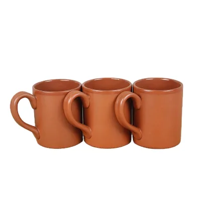 Terracotta Tea Cup, Custom Volume & Shape