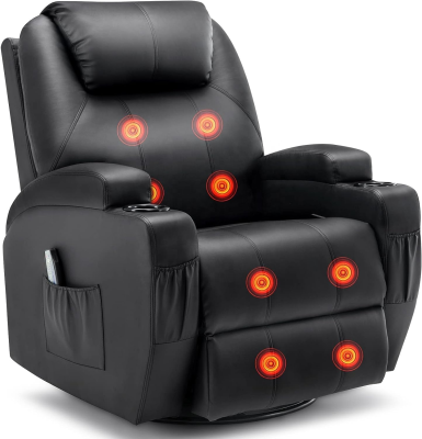 High Quality Cream Leather Living Room Single Sofa Furniture Reclinable Home Cinema Recliner Chair