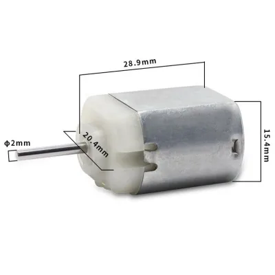 12V Permanent Magnet DC Motor - Hot Sale Electric Mirror Motor for Car Rearview Mirror Adjustment (High Torque,OEM Available)