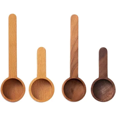 Wooden Coffee Spoon Coffee Bean Measurement Wooden Coffee Grinding Spoon Used for Measuring