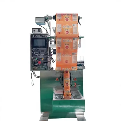 Electric Semi-Automatic Powder Screw Back Sealing Packaging Machine for Food & Beverage Pouches and Cans with Paper Material