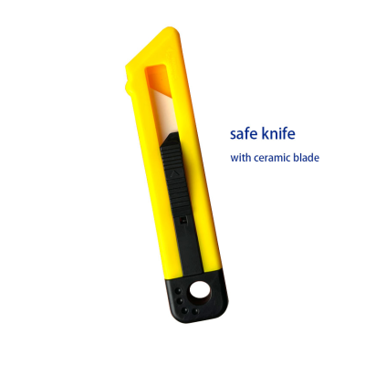 Safety Knife Come up With Ceramic Blade Automatic Rebounding Blade Knife