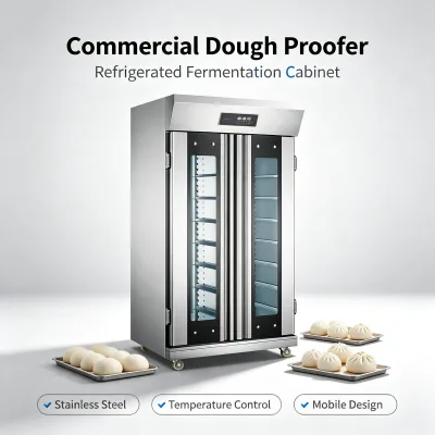 Fermentation Cabinet Bread Proofer Mobile Dough Fermenter with Intelligent Control Panel for Easy Operation