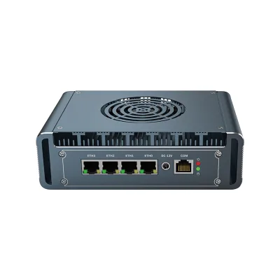 Mini Network Appliance with Silent Fan Celeron N5105 4x2.5GbE 16GB RAM 512GB SSD for Firewall Router VMware G31F-1338NP-4L
