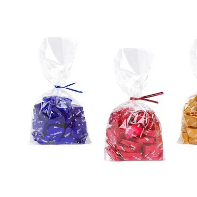 Hot-selling Food Grade Flat Opp Bag Transparent Lollipop Candy Packaging Bag Plastic Bag