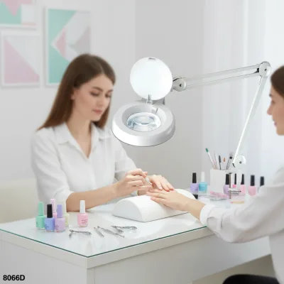 Beauty Salon Light Equipment Magnifier Glass Lamp LED Adjustable Magnifying Task Lamp