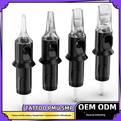 STIGMA #12(15RM) Disposable 316 Stainless Steel Tattoo Needle Cartridges Membrane Safety Curved/Round Magnum Shader Soft Edge