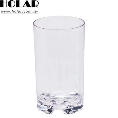 [Holar] Taiwan Made Modern Sturdy Bottom Minimalist Highball Glass for Juice Cocktails Beers Water Iced Beverages