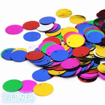 Wholesale 30mm Large Size PVC PET Flat Sequin