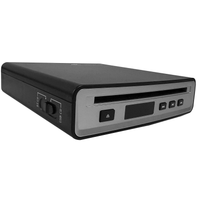 Portable CD Player for Car,  External Car CD player, Dual-Mode USB or Bluetooth CD players for Truck,Plug and Play