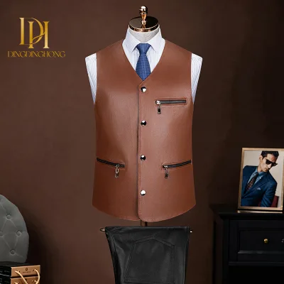 New Leather Jacket Dads Thin Style Full Leather Durable with All Seasons Leather Skin Middle-aged and Elderly People