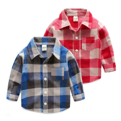 Low MOQ Branded Kids Regular Wear Shirts From Wholesale Clothing Market