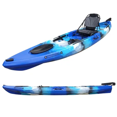 China Plastic 1 Person Single Sit on Top Cheap Ocean Paddle Drive Boat Sports Seat Touring Fishing Kayak for Sale
