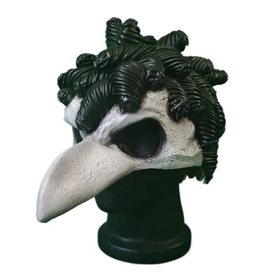 Game Masks Little Nightmares Crow Mask Animal Cosplay Full Head Helmet for Halloween Costume Fancy Party Prop