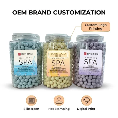 Organic Effervescent Bath Bombs for Nail Care-Softening Cleansing Disinfecting & Moisturizing Bulk Packaging for Hands Feet