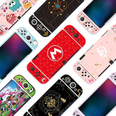 Protective Case for Switch, Soft TPU Slim Case Cover Compatible with Nintendo Switch OLED Console