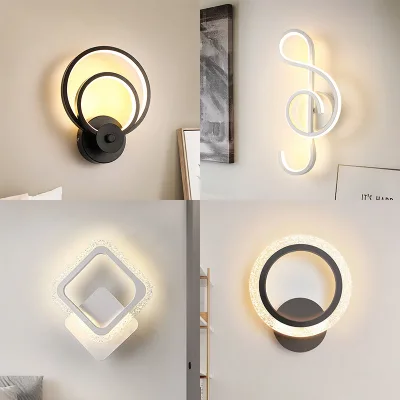 Modern Luxury Wall Lamp Living Room Bedroom Decorative Wall Lamp Unique Shaped Wall Lamp