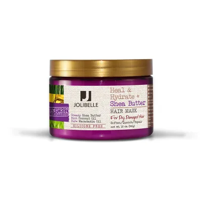 Private Label Moisturizing Coconut Shea Butter Hair Butter Jar Vegan Vegan Repair Hair Cream Natural Treatment Curly Hair Mask