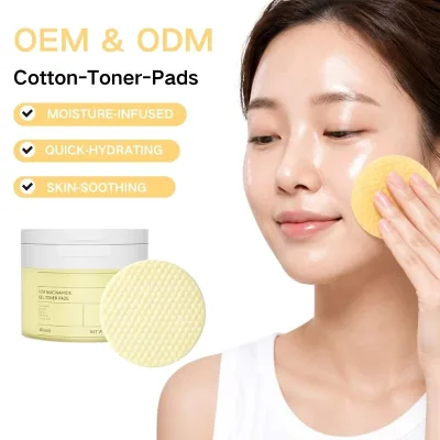 OEM Wholesale Gel Toner Pads Replenish Skin Moisture Elasticity Boost Sheet Mask Pads Niacinamide Collagen Korean Skin Care