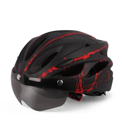 Unisex Dual Sport Bicycle Helmet for Mountain & Road Bikes Breathable Design for Delivery Riders One Size