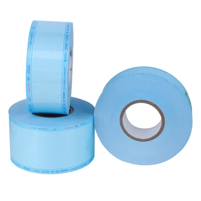 Disposable Steam Autoclave EO Sterilization Reel Roll for Medical Instrument Packaging